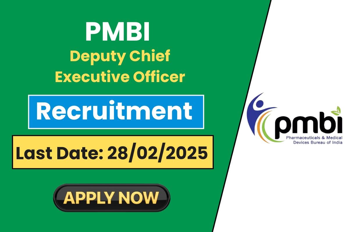 PMBI Deputy Chief Executive Officer Recruitment 2025 Finally Released - Know Selection Process