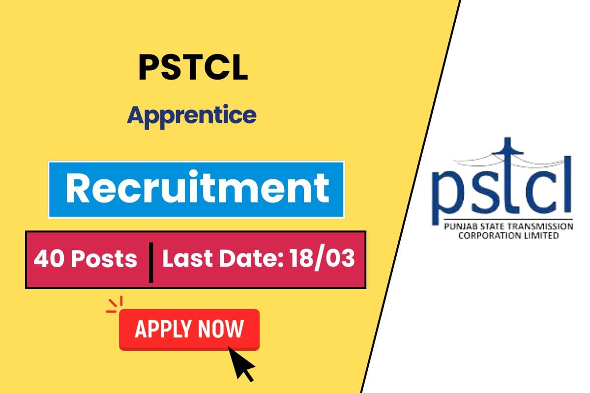PSTCL Recruitment 2025 Apply Online for 40 Apprentice Posts
