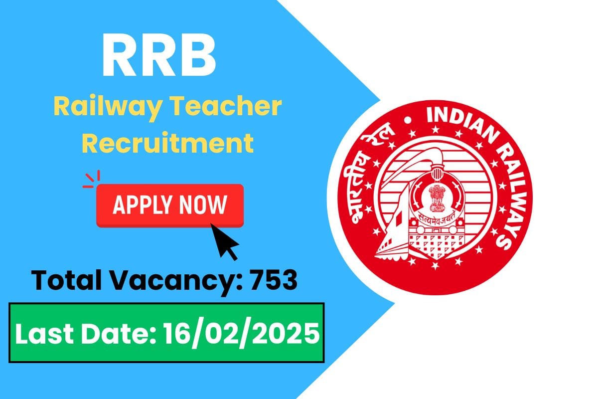 RRB Railway Teacher Recruitment 2025 Finally Announced - Check Vacancy Detail & Selection Process