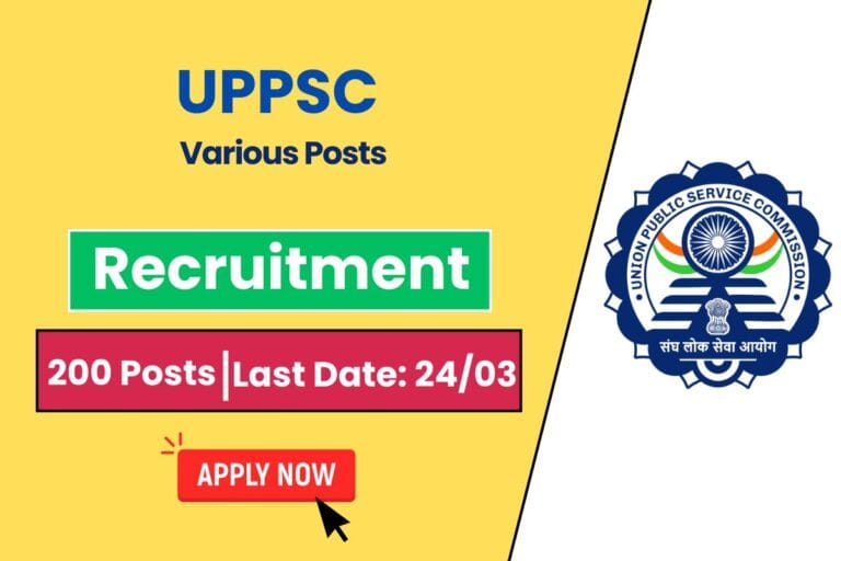 UPPSC PCS Recruitment 2025: Apply Online for 200 Vacancies