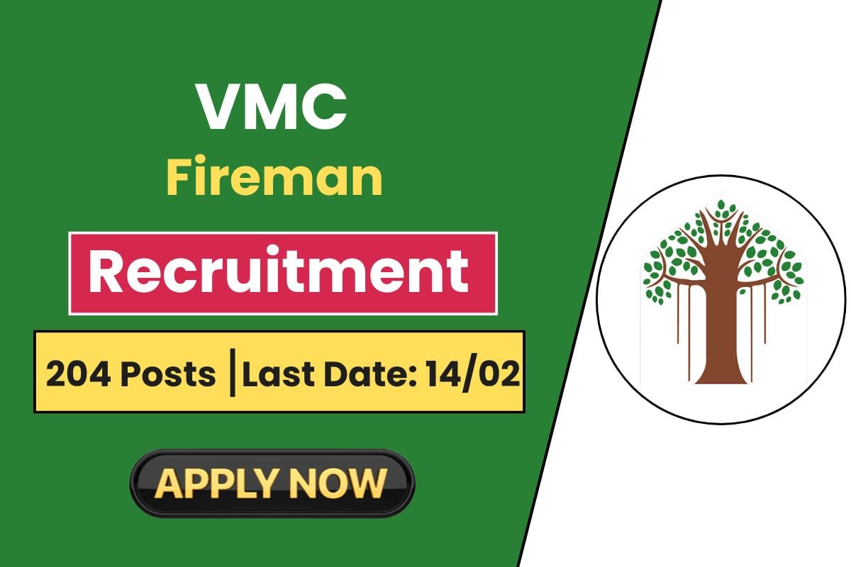 Vadodara Municipal Corporation Recruitment 2025 for 204 Posts - Check Documents Required & Applying Process